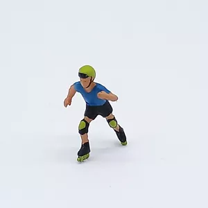 Model Power Figure Boy On Roller Skates / Roller Blades - OO/HO - (Unused) Mint - Picture 1 of 7
