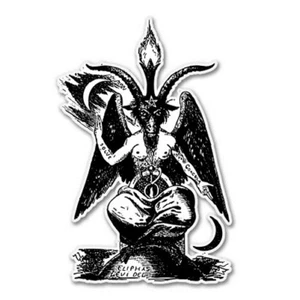 Baphomet Lucifer Car Laptop Phone Vinyl Sticker - SELECT SIZE - Picture 1 of 1