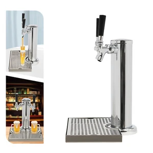 2 Köpfe Bier Schanksäule Zapfsäule Biersäule Zapfen Bierturm Getränkespender - Bild 1 von 16