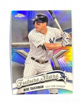 Mike Tauchman ~ 2020 Topps Chrome ~ Future Stars Chrome Refractor #FS-19 - Image 1 of 2