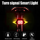 USA Intelligent Bike Turn Signal Warning Light Wireless Remote Control Rear Lamp