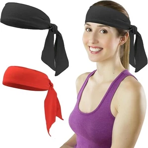 Tennis Headbands Head Tie Men Running Athletic Basketball Sweatbands Sports Mois - Picture 1 of 5