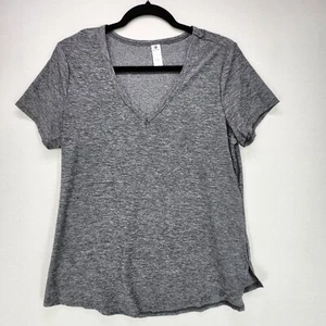 T-shirt sportiva 90 gradi casual donna grande grigia - Foto 1 di 10