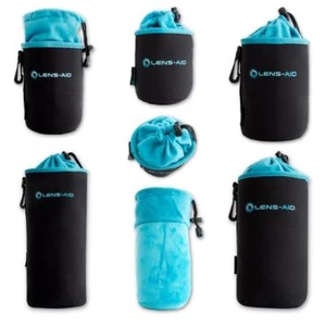 Neopren Objektivbeutel m. Fleece Fütterung - Objektivtasche einzeln oder als Set - Bild 1 von 141