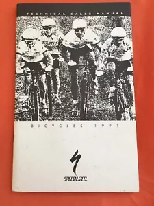 Vintage Specialized Bicycle Sales Manual 1991 - Picture 1 of 7
