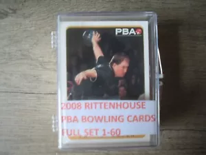 2008 Rittenhouse PBA BOWLING BOWLERS CARDS FULL SET CARDS 1-60 - Picture 1 of 12