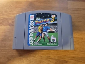 Jikkyō World Soccer 3 [Nintendo 64 - NUS-NJ3J-JPN] EE. UU. Vendedor - Imagen 1 de 2