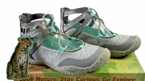 Jambu KD Girls Pythera Outdoor Mary Jane Sandal Flat Grey High Ankle Top Shoe - Picture 1 of 7