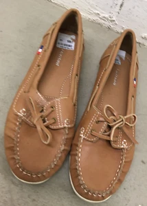 wie NEU Graceland 41 Mokassin Ballerina cognac braun flach Deichmann - Bild 1 von 4