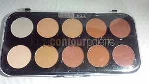 BEAUTY TREATS FACE CONTOUR PALETTE 10 TONALITÀ TAVOLOZZA CONTORNO 10 COLORI - Foto 1 di 4