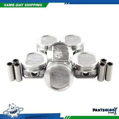 DNJ P1123 Std. size Complete Piston Set For 96-06 Jeep Cherokee 4.0L L6 OHV 12v - Image 1 of 2