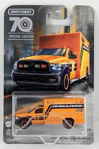 2019 Ram Ambulance / Orange / Matchbox Moving Parts / 2023 - Picture 1 of 1