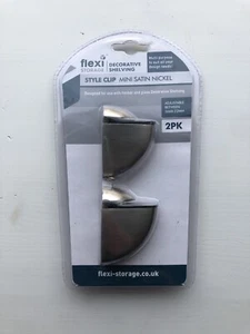Flexi Aufbewahrung Deko Regal Mini Satin Nickel schnell 48H Rm - Bild 1 von 2