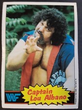 1985 O-Pee-Chee Captain Lou Albano Rookie #3 WWF wrestling card