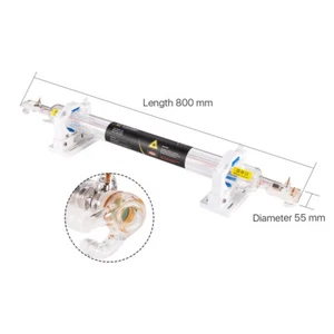 Cloudray CO2-Laserröhre AR45 800mm 45W/50W D55mm für CO2-Schneidmaschine - Picture 1 of 7
