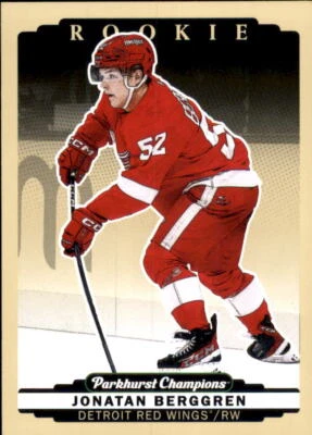2022-23 Parkhurst Champions #313 Jonatan Berggren RC Rookie Red Wings - Image 1 of 2
