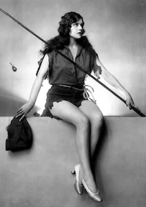 Ziegfeld Follies - Naomi Johnson Monochrome Photo Print 01 (A4 Size) - Picture 1 of 2