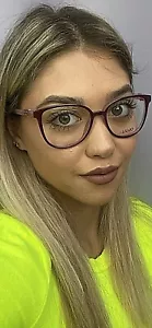 Nuevo marco de gafas para mujer LIU JO LJ 2633 LJ2633 605 borgoña 52 mm Rx - Imagen 1 de 10