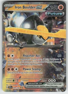 Iron Boulder ex - Double Rare Holo SV05: Temporal Forces 099/162 NM - Picture 1 of 2