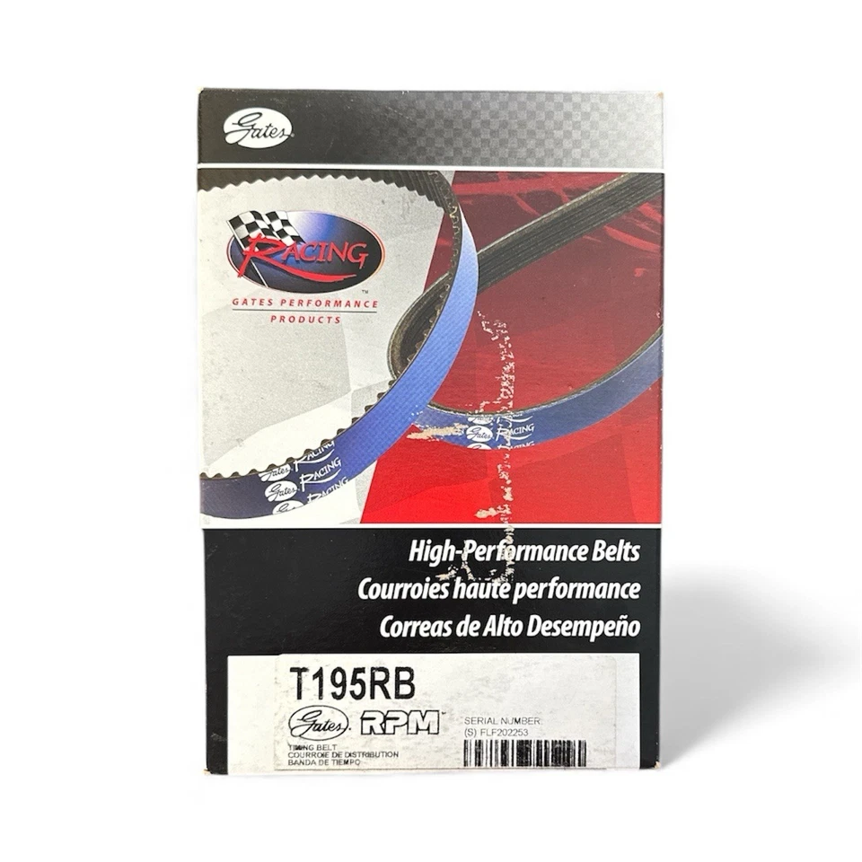 Gates Racing Performance Timing Belt T195RB Fits Dodge Stealth 91-99 3000GT - Image 1 of 3