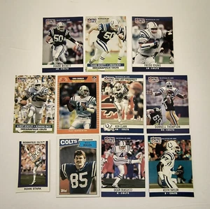 Colts Lot Rookie Card Rc 1990 Pro Set Chris Chandler 159 90 Pro Set Ken Clark Rc - Picture 1 of 12