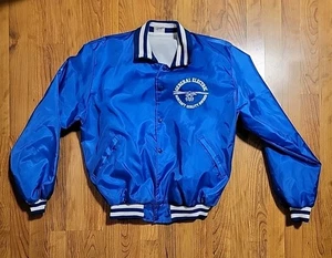 Vintage Birdie Satin General Electric Xl Mens Bomber Jacket New Made In USA ๐บ๐ธ - Picture 1 of 9