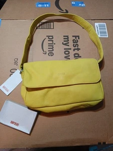 Nuevo Bolso Mensajero BREE De Colección Para Mujer Cuero Verde Bandolera Solapa  - Imagen 1 de 7