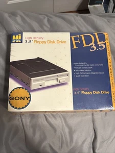 Sony FDD 3.5 Floppy Disk Drive 1.44MB New & Unopened Sealed - Picture 1 of 5