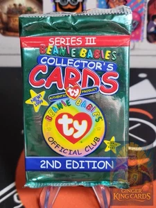 Tarjetas de coleccionista Beanie Babies 1999 serie 3 segunda edición paquete sellado de fábrica - Imagen 1 de 2