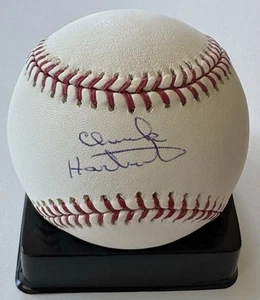 Chuck Hartenstein 1966-1977 Cubs Red Sox Pirates Jays signiert ML Baseball Echtheitszertifikat - Bild 1 von 3