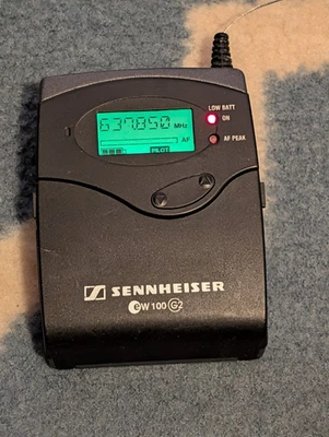 Sennheiser EW100 G2 Wireless Mic Bodypack Transmitter B Band 626-668 MHz - Image 1 of 3