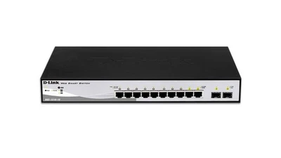 D-link 10-port Gigabit Web Smart Switch Including 2 Gigabit Sfp Ports - 8 Ports - Image 1 of 2