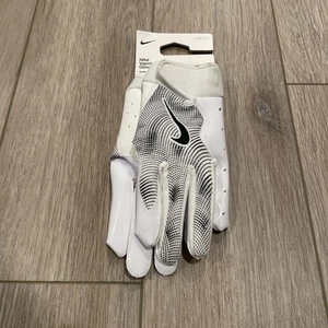 Nike Youth Vapor Jet Football Gloves Youth LARGE White/Black NWD - Picture 1 of 5