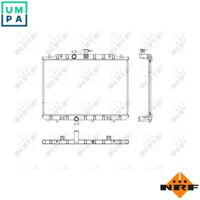 RADIATOR ENGINE COOLING 53761 FOR QR25DE 2.5L MR20DE 2.0L 4cyl - Image 1 of 4
