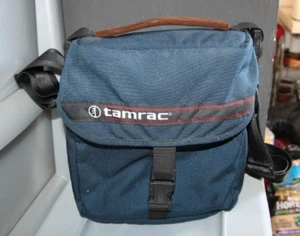 Tamrac Camera Bag in Blue /Canvas, Adjustable Strap, Vintage, Made USA - Picture 1 of 10