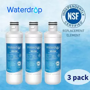 Waterdrop Refrigerator Water Filter, Replacement for LG® LT1000P®, Pack of 3 - Picture 1 of 9