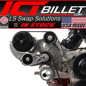 Soporte compresor aire acondicionado ICT Billet LS1 Corvette Sanden 7176 SD7 - Imagen 1 de 10