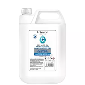 Hand Sanitiser Gel 70% 5L 5 Litre -Kills 99.9% Bacteria Hand Gel Hand Santizer - Picture 1 of 7