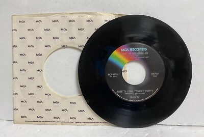 Loretta Lynn Conway Twitty: I Can't Love You Enough / The Bed,  B45 RPM  VG + H7 - Image 1 of 2