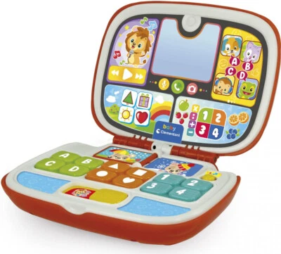 Clementoni Baby Laptop Amici Animali Computer Giocattolo Interattivo 9+ Mesi - Immagine 1 di 4