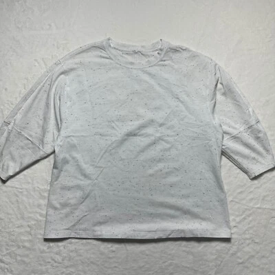 Top Lululemon LA Moteado Dolman Manga 3/4 Atletismo Cómodo Informal Talla 6 *LEER Foto 1 de 4