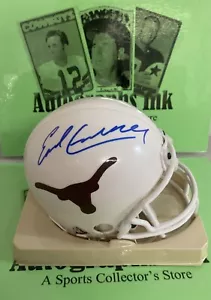 Earl Campbell Autographed University Of Texas Longhorns Mini Helmet JSA G4 - Picture 1 of 5