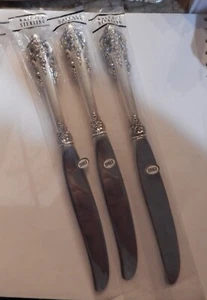 Grande Baroque by Wallace coltello da pranzo in argento sterling 9 3/4 sigillato vecchio magazzino - Foto 1 di 1