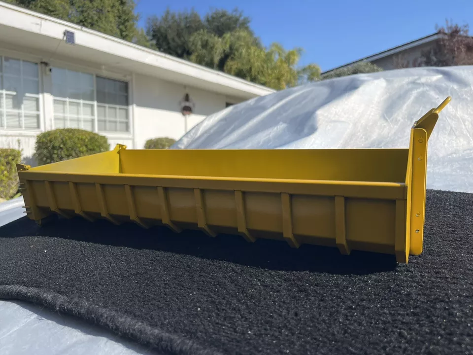 LESU 1/14 RC Metal Bucket for 8*8 Hydraulic Dumper Truck Roll On/Off Tipper - Image 1 of 4