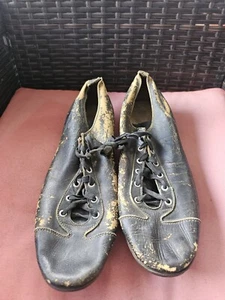 Vtg Wilson Sports Equiptment Metal Baseball Cleats Made USA Unknown Size B9 - Picture 1 of 18