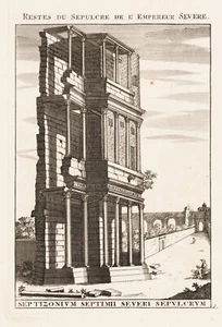 Sepulcrum des Septimius Severus, KSt. Klassizismus Architekt Unbekannt (18.Jhd) - Bild 1 von 5