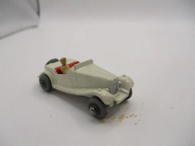 Lesney Matchbox RESTORED #19A MG-TD MIDGET CREAM  W/NEW DRIVER.NEAR MINTY CODE3 - Image 1 of 4