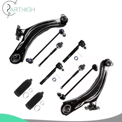 10x Front Control Arm And Ball Joint Sway Bar Tie Rod For 2008-2013 Nissan Rogue - Изображение 1 из 4