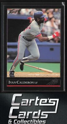 Ivan Calderon 1992 Leaf #283 Black Gold Montreal Expos - Image 1 of 2