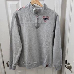 Disney Cruiseline 1/4 zip Sweatshirt Womens Size Large Gray casual travel - Picture 1 of 14